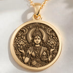 Lakshmi Goddess Necklace, Hindu Gift for Diwali or Divine Feminine Energy - View 214