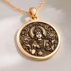 Lakshmi Goddess Necklace, Hindu Gift for Diwali or Divine Feminine Energy - View 214