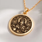 Lakshmi Goddess Necklace, Hindu Gift for Diwali or Divine Feminine Energy - View 214