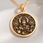 Lakshmi Goddess Necklace, Hindu Gift for Diwali or Divine Feminine Energy - View 48