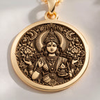 Lakshmi Goddess Necklace, Hindu Gift for Diwali or Divine Feminine Energy - View 214