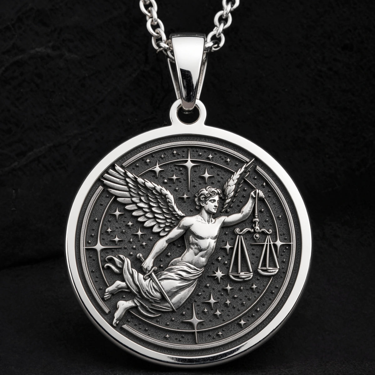 Libra Zodiac Astrological Sign Necklace | Silver & Plated Options - Birthdate Jewelry Zodiac Horoscope - Görsel 12, astrology jewelry