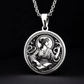 Metis Goddess Wisdom Pendant - 925 Sterling Silver