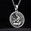 Panacea Medallion Necklace - 925 Sterling Silver