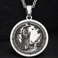 Papa Legba Crossroads Loa Pendant - 925 Sterling Silver