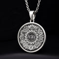 Peace Mandala Spiritual Yoga Pendant - 925 Sterling Silver
