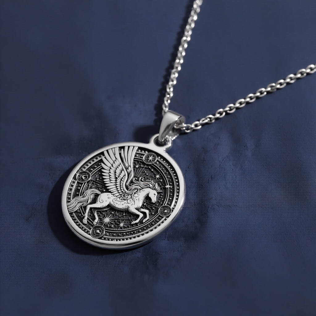 Pegasus Necklace - 925 Sterling Silver