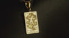 14K Solid Gold The Fool Tarot Necklace, Silver Minimalist Custom Tarot Card Necklace, Personalized Tarot Card Necklace, Custom Major Arcana