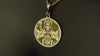 14K Solid Gold Sri Hanuman Charisa Charm Necklace, Silver Hanuman Sita Rama Necklace, Personalized Hanuman Charm Pendant, God of Strenght