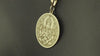 Parvati 14K Solid Gold Necklace, Mother Goddess Charm, Gold Gauri Charm Necklace, Silver Uma Charm Pendant, Mother of Ganesha, Hindu jewelry