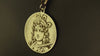 Krishna 14K Solid Gold Charm Necklace, Hindu Deity, Lord of Yogis, Lord Krishna, King of Dwarka Krishna, Krishna Silver Charm Pendant Gift