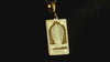 14K Gold Temperance XIV Pendant | Silver Tarot Card Necklace | Mystical Angel Jewelry | Harmony Balance Spiritual Talisman Gift
