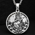 925 Sterling Silver Rhea Necklace with a Greek mythology theme, representing motherhood and fertility. A timeless piece for everyday elegance or special occasions.