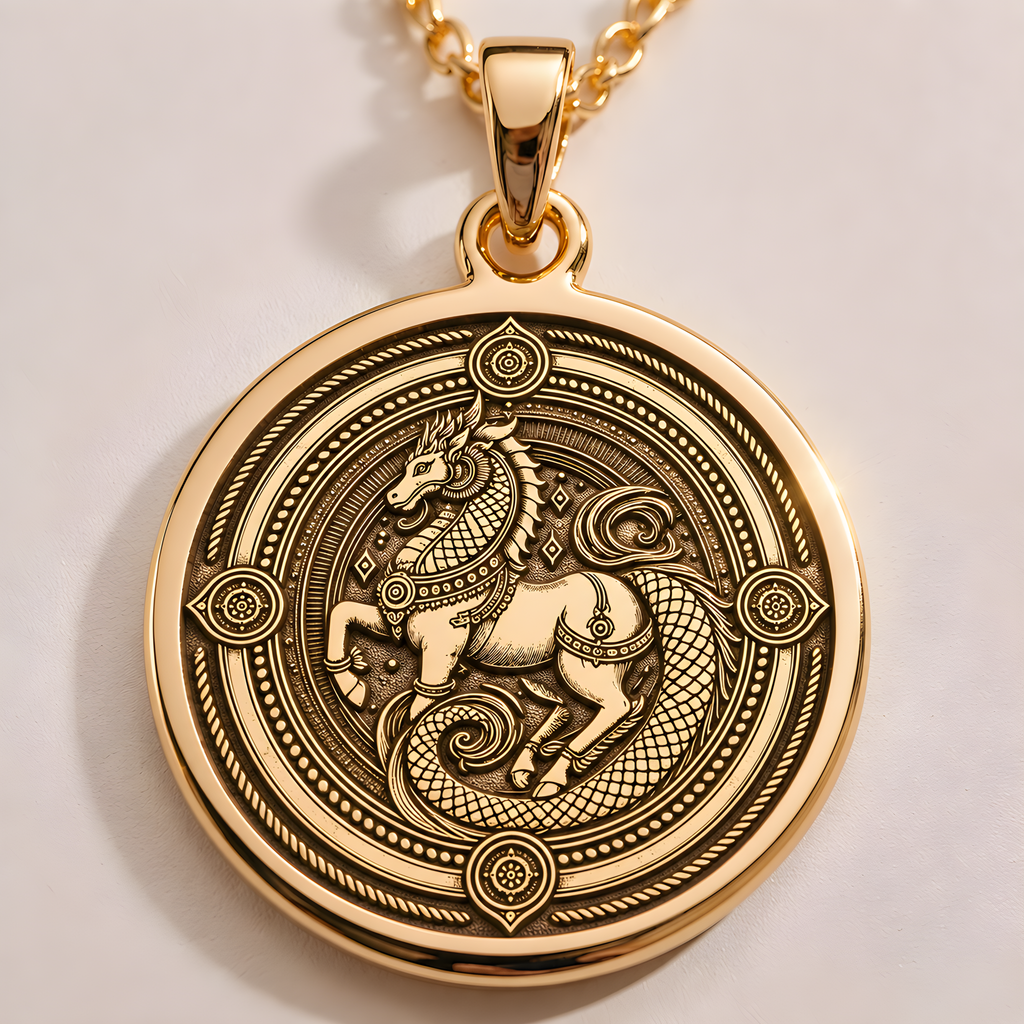 Norse horse Gold charm, gold Mythical horse pendant, Real gold Sleipnir pendant, Eight-legged horse necklace, Viking symbol Gold jewelry, Sleipnir Viking necklace, Odin’s steed charm Solid gold,Scandinavian mythology jewelry