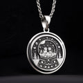 Snow Globe Cat Pendant Necklace - Animal Lover Gift - 925 Sterling Silver