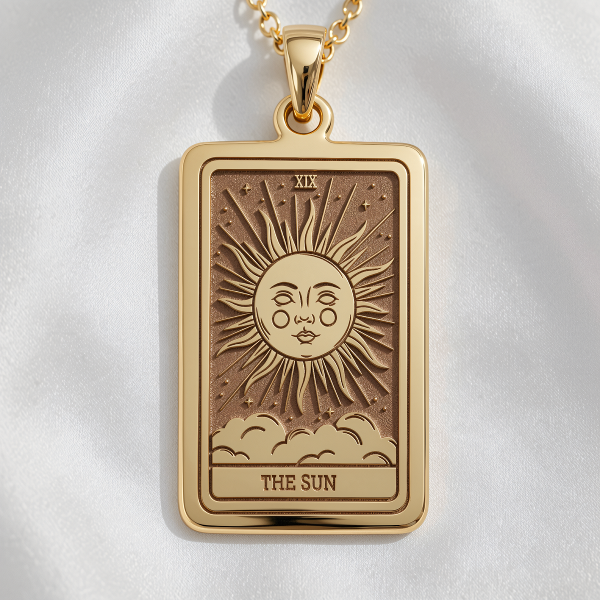 Sun Tarot Necklace - 14K Gold Plated