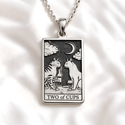 Two of Cups Love Vows Necklace - 925 Sterling Silver