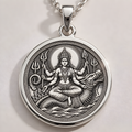 Varuna Water God Pendant - 925 Sterling Silver