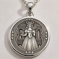 Virgo Constellation Necklace - 925 Sterling Silver