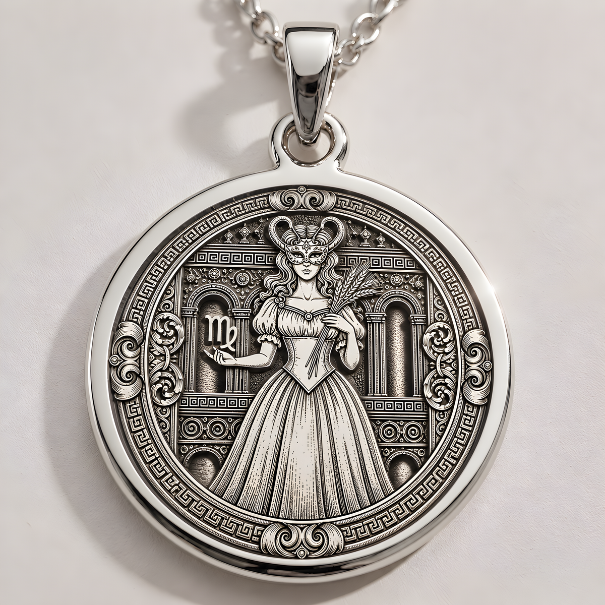 Virgo Constellation Necklace - 925 Sterling Silver