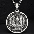 Woodland Nymph Coin Fairy Necklace - 925 Sterling Silver